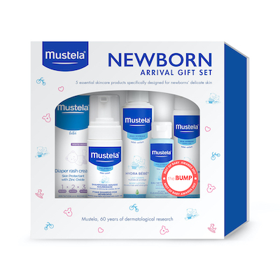 Mustela Set de regalo de bienvenida para bebé, cuidado de la piel limpio y  suave, esenciales para la delicada piel del bebé, natural ya base de